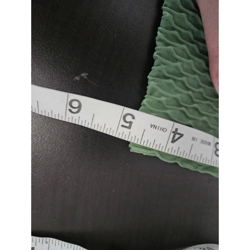 Booty by Brabants Womens Plus Green Leggings Croco Skin Brazilian Athleisure